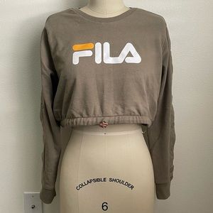 🤍SOLD🤍CROPPED SWEATER | FILA